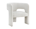 Copenhagen White Lounge Chair Isidore by Matho Sun