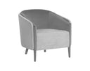 San Remo Winter Cloud / Antonio Charcoal Armchair Sheva by Matho Sun