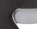 Mina Light Grey / Meg Ash Lounge Chair Rosalia by Matho Sun, view 8