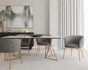 Oatmeal / Grey 10' X 14' Rug Calais Hand-Tufted by Matho Sun