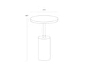 Black End Table Saldo by Matho Sun, view 5