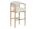 Light Oak Monument Oatmeal Barstool Sigrid by Matho Sun