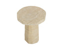 Travertine Look Natural End Table Baldur by Matho Sun, view 3