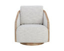 Merino Cotton Lounge Chair Tasia Swivel by Matho Sun, view 3