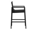 Black Barstool Merano by Matho Sun, view 3