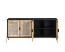 Large Gold Black/Natural Sideboard Avida by Matho Sun, view 3