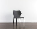 City Grey Dining Chairs set of 2 James Stackable by Matho Sun, view 4