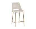 Bergen Taupe Counter Stool Radella by Matho Sun