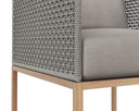 Natural Palazzo Taupe Counter Stool Crete by Matho Sun, view 4
