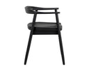 Black Dining Armchair Jeremy by Matho Sun, view 3