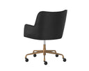Vintage Black Office Chair Franklin by Matho Sun, view 4