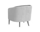 San Remo Winter Cloud / Antonio Charcoal Armchair Sheva by Matho Sun, view 4