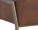 Bravo Cognac Dining Armchair Bernadette by Matho Sun, view 8