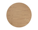 Round Rustic Oak Coffee Table Kalla by Matho Sun, view 3