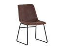Antique Brown Dining Chairs set of 2 Cal by Matho Sun