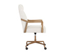 Natural Heather Ivory Tweed Office Chair Collin by Matho Sun, view 6