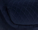 Quilted Abbington Navy Lounge Chair Carine Swivel by Matho Sun, view 6