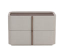Large Cream Nightstand Jamille by Matho Sun, view 4
