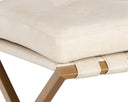 Gold Bravo Cream Bench Kenji by Matho Sun, view 5