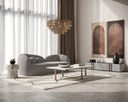 Ivory / Charcoal 9' X 12' Rug Tilda Hand-Tufted by Matho Sun