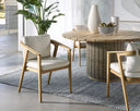 Palazzo Cream Dining Armchair Coraline by Matho Sun, view 5