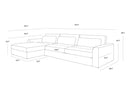 Laf Ernst Silverstone Sofa Chaise Merrick by Matho Sun, view 8