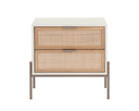 Champagne Gold Cream/Natural Nightstand Avida by Matho Sun, view 4