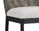 Black Louis Cream Counter Stool Calandri by Matho Sun, view 6