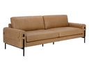 Ludlow Sesame Leather Sofa Camus by Matho Sun