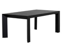 Black 70" Dining Table Merano by Matho Sun
