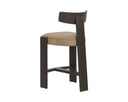 Dark Brown Sahara Sand Leather Counter Stool Horton by Matho Sun, view 4