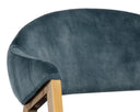 Nono Petrol Dining Armchair Burgos by Matho Sun, view 7