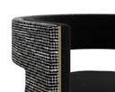 Abbington Black / Hobbes Night Dining Armchair Adamina by Matho Sun, view 5