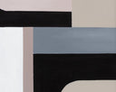 28" X 66" Black Floater Frame Geometric Radical Interpretation (Set Of 3) by Matho Sun, view 6