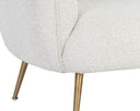 Copenhagen White Lounge Chair Amara by Matho Sun, view 5