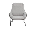 Belfast Heather Grey / Bravo Ash Lounge Chair Lucier by Matho Sun, view 2