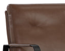 Missouri Mahogany Leather Lounge Chair Sterling by Matho Sun, view 7