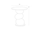 Black End Table Paplo by Matho Sun, view 6