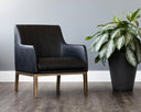 Bravo Black Lounge Chair Wolfe by Matho Sun, view 4