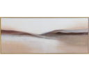 72" X 30" Gold Floater Frame Landscape Desert Sands by Matho Sun