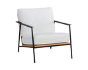 Stinson White Armchair Milan by Matho Sun