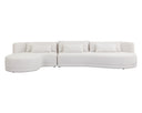 Laf Copenhagen White Sofa Chaise Laken by Matho Sun, view 2