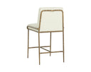 Geralt Linen Counter Stool Lathan by Matho Sun, view 4