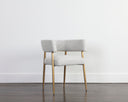 Belfast Heather Grey Dining Armchair Maestro by Matho Sun, view 5