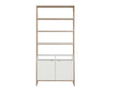 Large Champagne Gold Cream Bookcase Ambrose Modular by Matho Sun, view 2