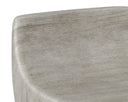 Ash Grey Wood Look Stool Ledger by Matho Sun, view 3