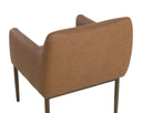 Milliken Cognac Dining Armchair Olea by Matho Sun, view 5