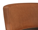 Brown Shalimar Tobacco Leather Barstool Brylea by Matho Sun, view 5