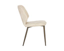 Bravo Cream Dining Chairs set of 2 Clinton by Matho Sun, view 3