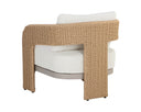 Natural Louis Cream Lounge Chair Pylos by Matho Sun, view 4